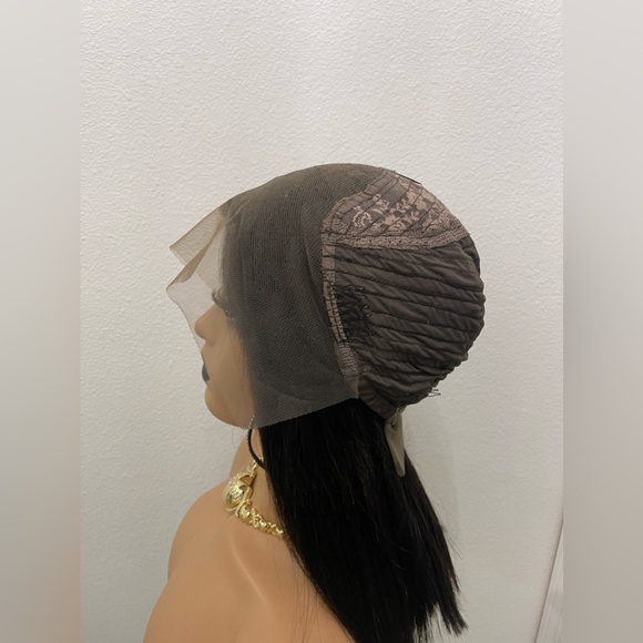 New! 12” Virgin Human Hair Bob Cut Wig - Picture 9 of 12